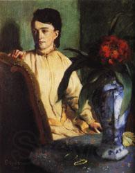 Edgar Degas Woman with Porcelain Vase